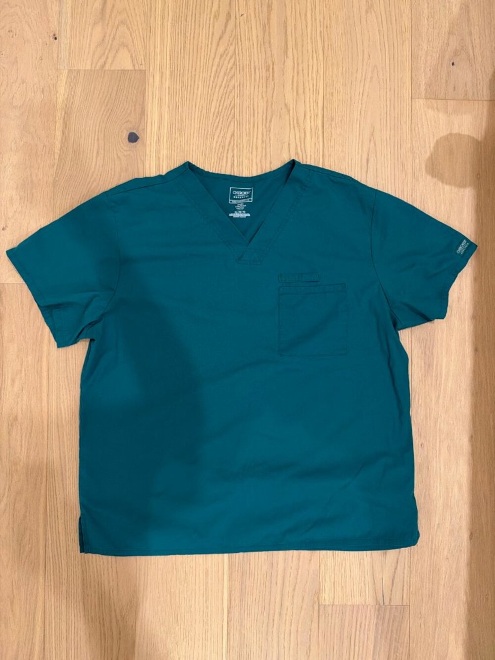 Cherokee Workwear Professionals Mens V-Neck Scrub Top XL Green